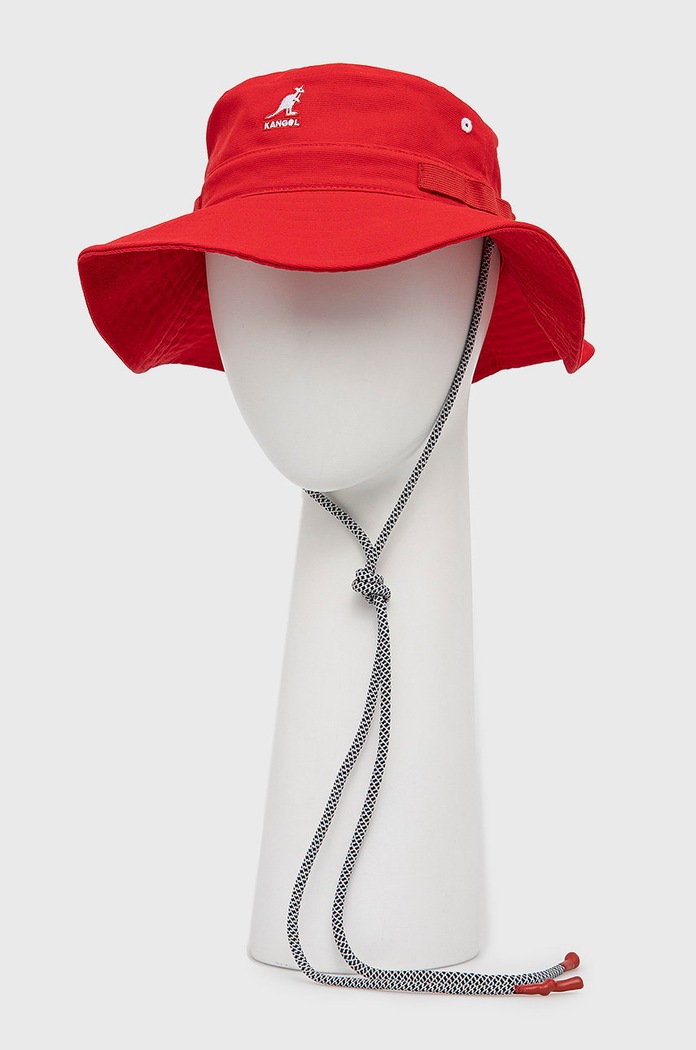 Kangol Bombažni klobuk rdeča K5302.RD608
