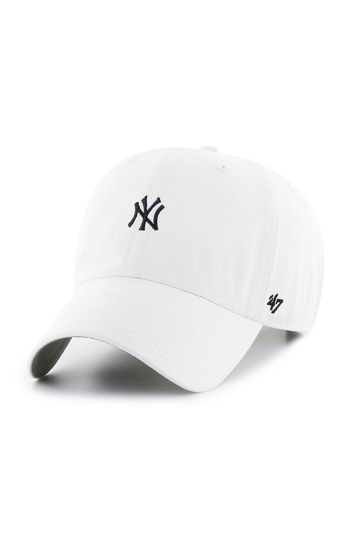 Čiapka 47 brand New York Yankees bavlna biela B.BSRNR17GWS.WH