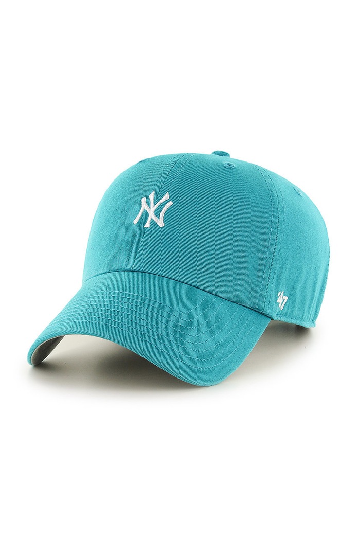 47 brand czapka New York Yankees aplikacja turkusowy B.BSRNR17GWS.NU