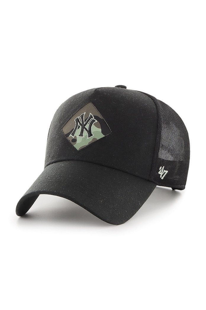 47 brand czapka New York Yankees aplikacja czarny B.SECLC17WBP.BK