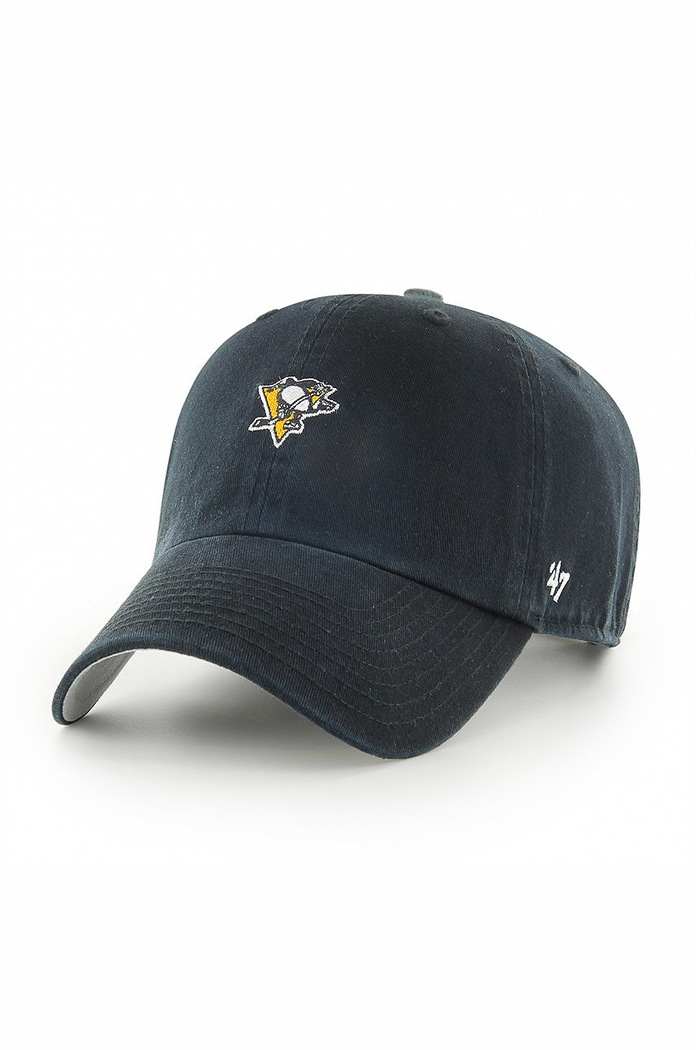 Čepice 47brand Pittsburgh Penguins bavlna černá H.BSRNR15GWS.BK