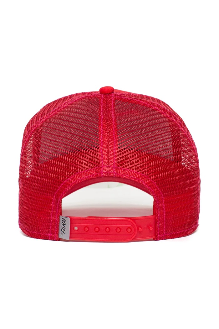 Czapka z daszkiem trucker The Cock Goorin Bros 101.0378 czerwony