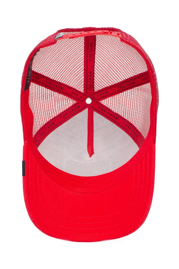 Czapka z daszkiem trucker The Cock Goorin Bros czerwony 101.0378