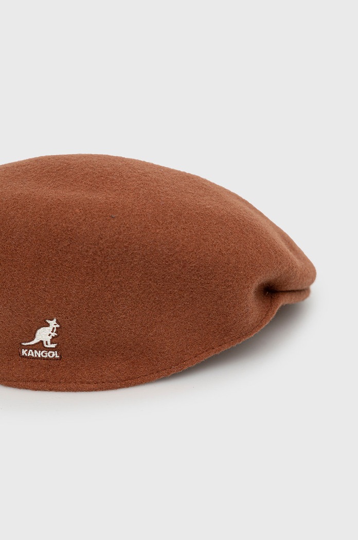 Kangol kaszkiet wełniany 0258BC.MH240 brązowy AA00