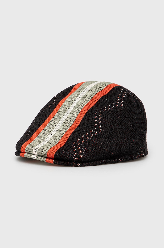 Kangol kaszkiet z domieszką wełny z domieszką wełny czarny K3584.BK001