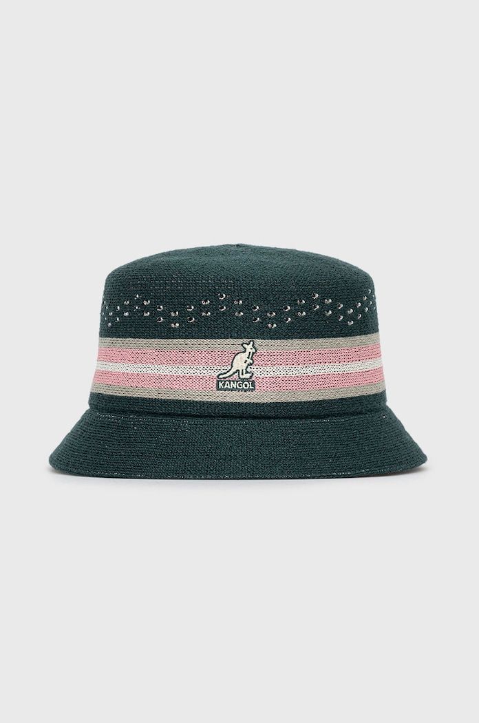 Kangol palarie din amestec de lana cu un amestec de lana verde K3585.PN317