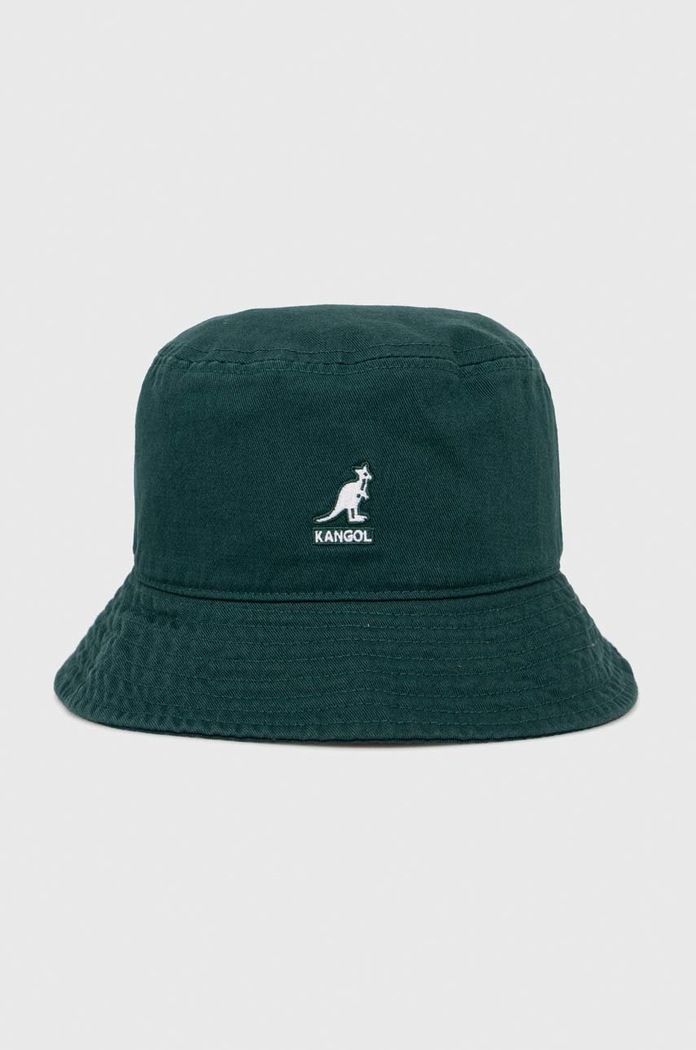 Kangol kapelusz bawełniany aplikacja zielony K4224HT.PN317