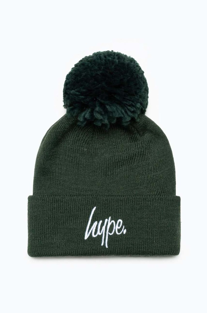 Hype czapka aplikacja zielony YVLR.712
