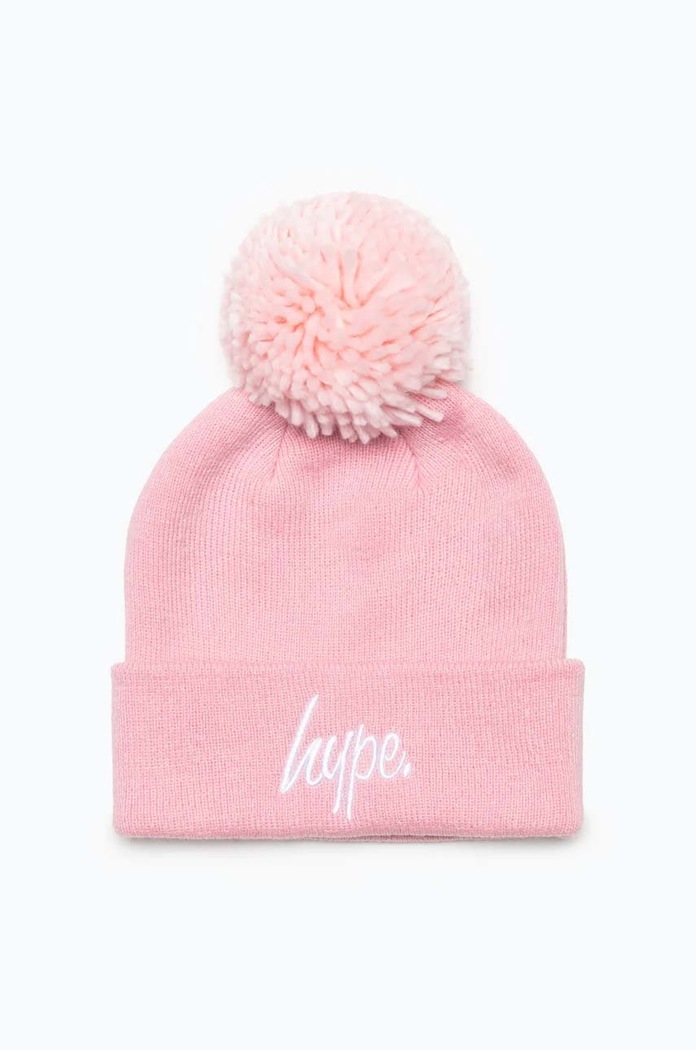 Hype czapka aplikacja różowy YVLR.714