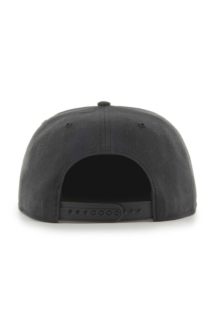 47 brand czapka z daszkiem z domieszką wełny MLB New York Yankees B.FRTCP17WBP.BK czarny AA00