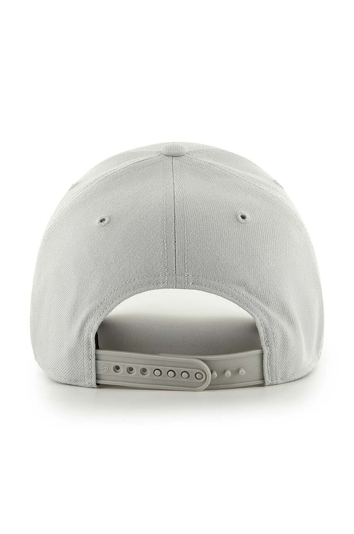 Akcesoria 47 brand czapka z daszkiem z domieszką wełny MLB New York Yankees B.BLPMS17WBP.GY szary