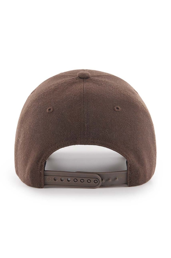 47brand șapcă din amestec de lână MLB New York Yankees B.MVPSP17WBP.BW maro AA00