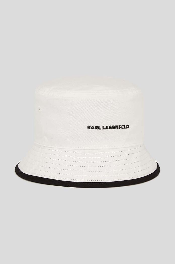 Karl Lagerfeld kifordítható pamut sapka 230W3404