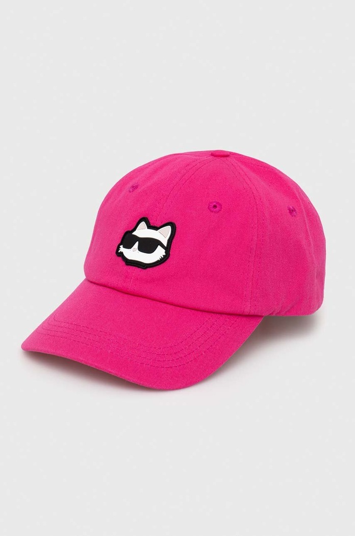 Karl Lagerfeld Czapka z daszkiem różowy 231W3421