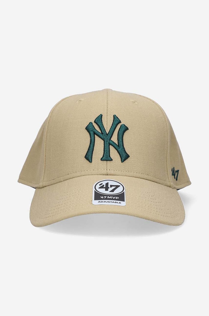 Doplnky Šiltovka 47 brand MLB New York Yankees B.MVPSP17WBP.KHK béžová