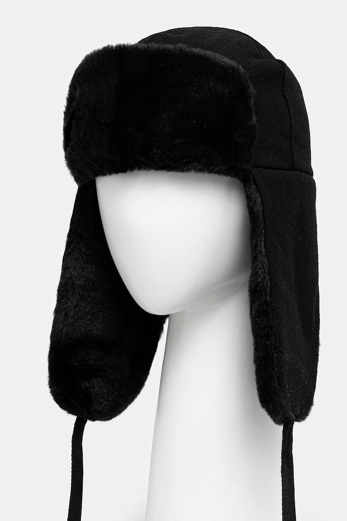 Kangol Căciulă din amestec de lână Wool Ushanka negru K0102FA.BLACK