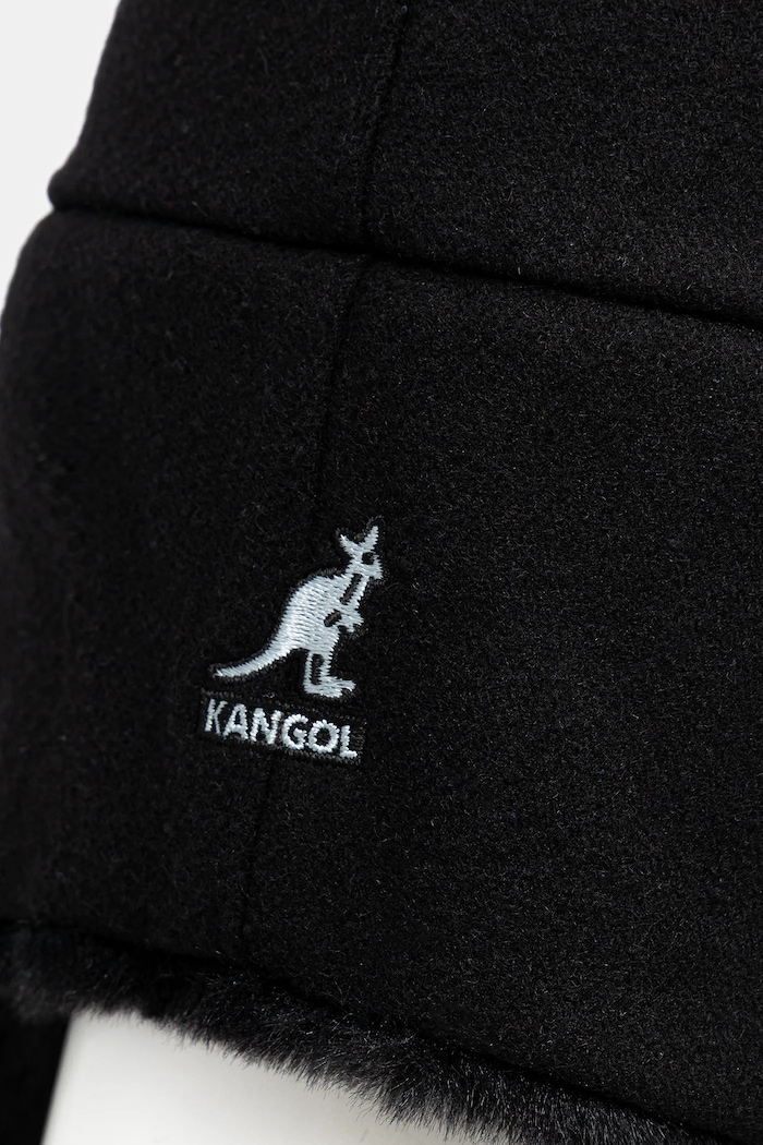 Accesorii Kangol Căciulă din amestec de lână Wool Ushanka K0102FA.BLACK negru