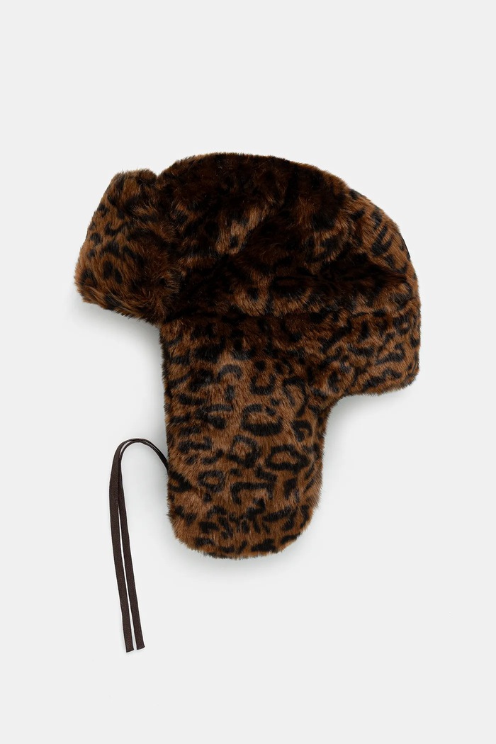 Аксессуары Шапка Kangol Leopard Trapper K4266ST.LEOPARD коричневый