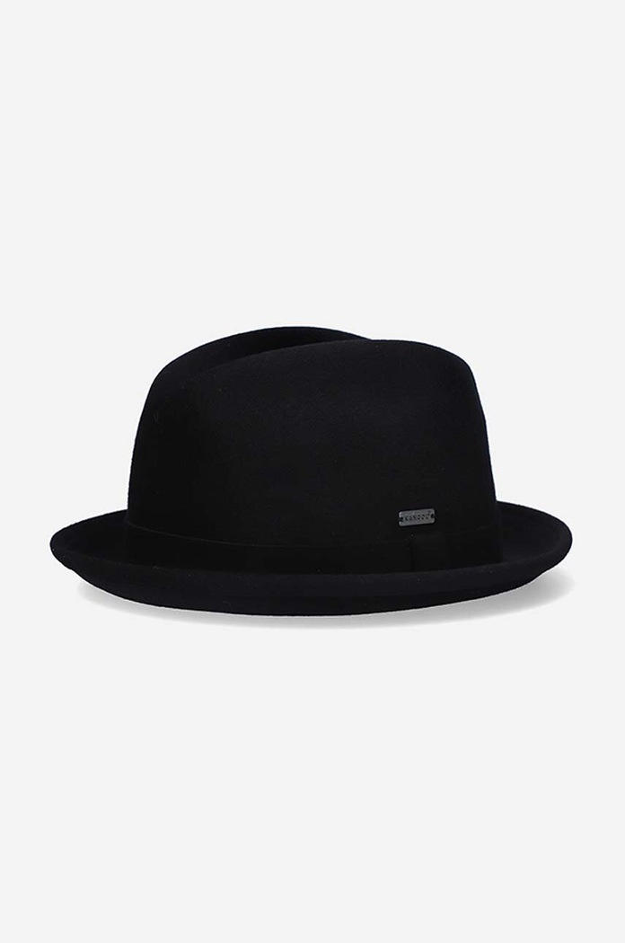 Kangol wool hat Polished Player wool black K4385.BLACK
