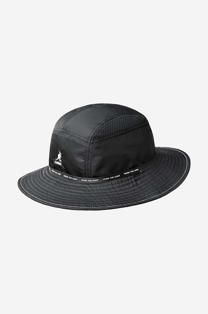 Kangol hat From The Jump Bucket applique black K5333.BLACK