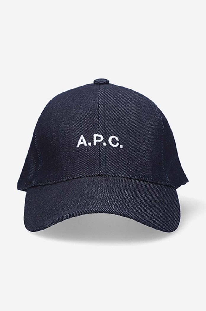 Kšiltovka A.P.C. Casquette Charlie námořnická modř COCSX.M24069