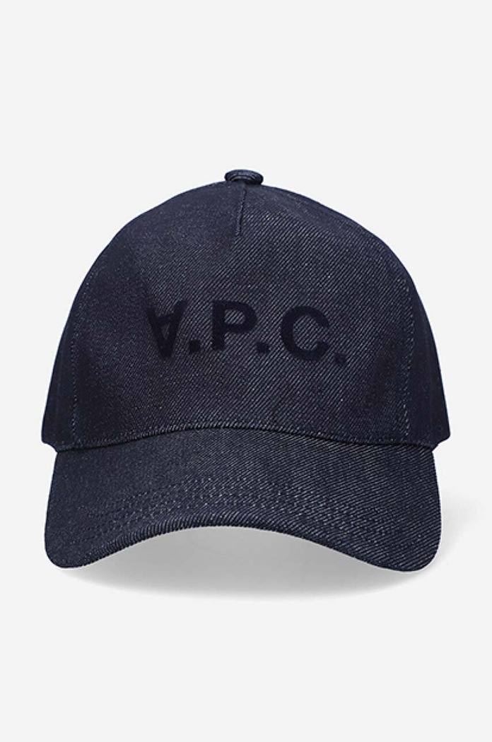Czapka z daszkiem Casquette Eden A.P.C. COCSX.M24090 granatowy