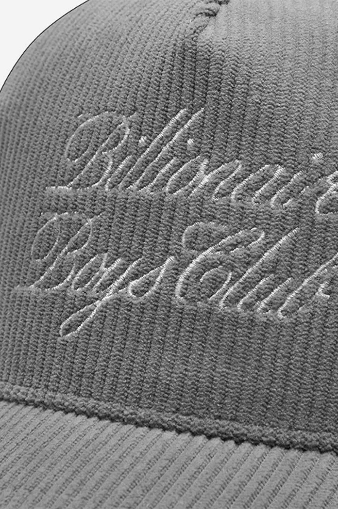Billionaire Boys Club baseball cap Corduroy Cap B22241 PINK gray B22241