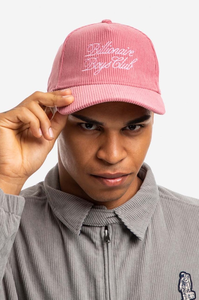 Billionaire Boys Club baseball cap Corduroy Cap B22241 PINK B22241 pink AA00