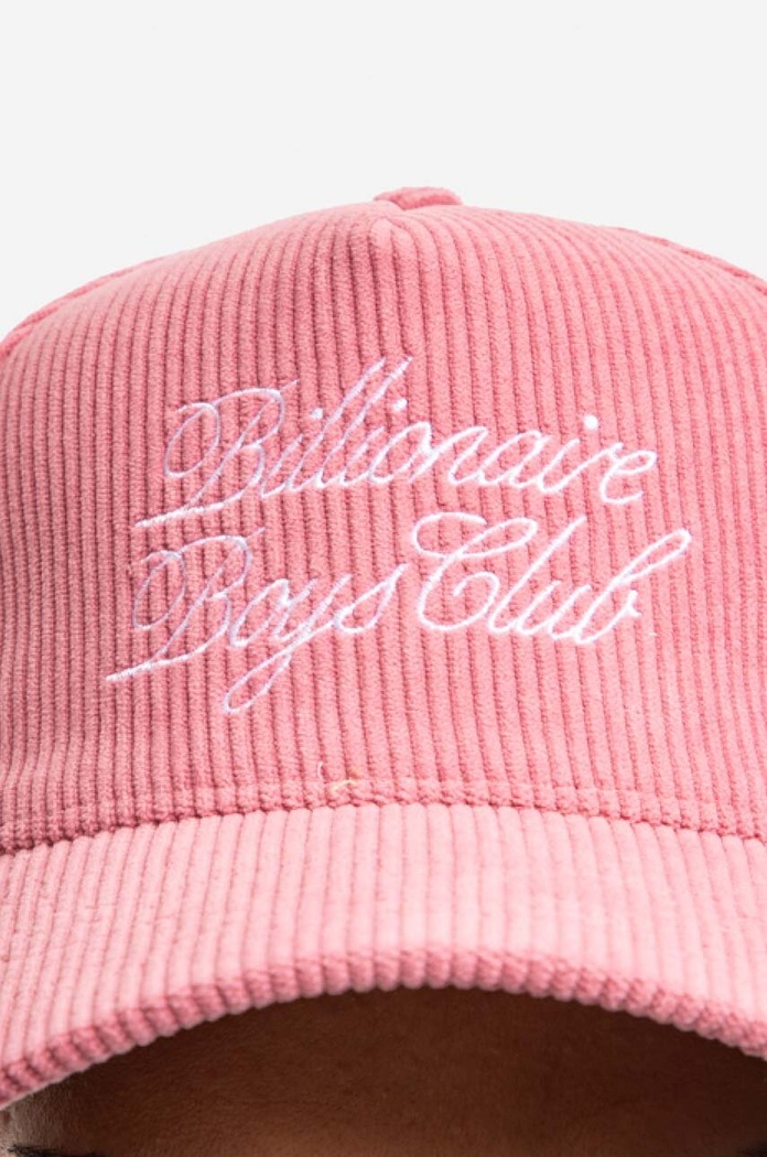 Billionaire Boys Club baseball cap Corduroy Cap B22241 PINK B22241 pink
