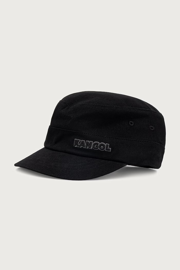 Kangol Czapka z daszkiem z bawełną czarny 9720BC