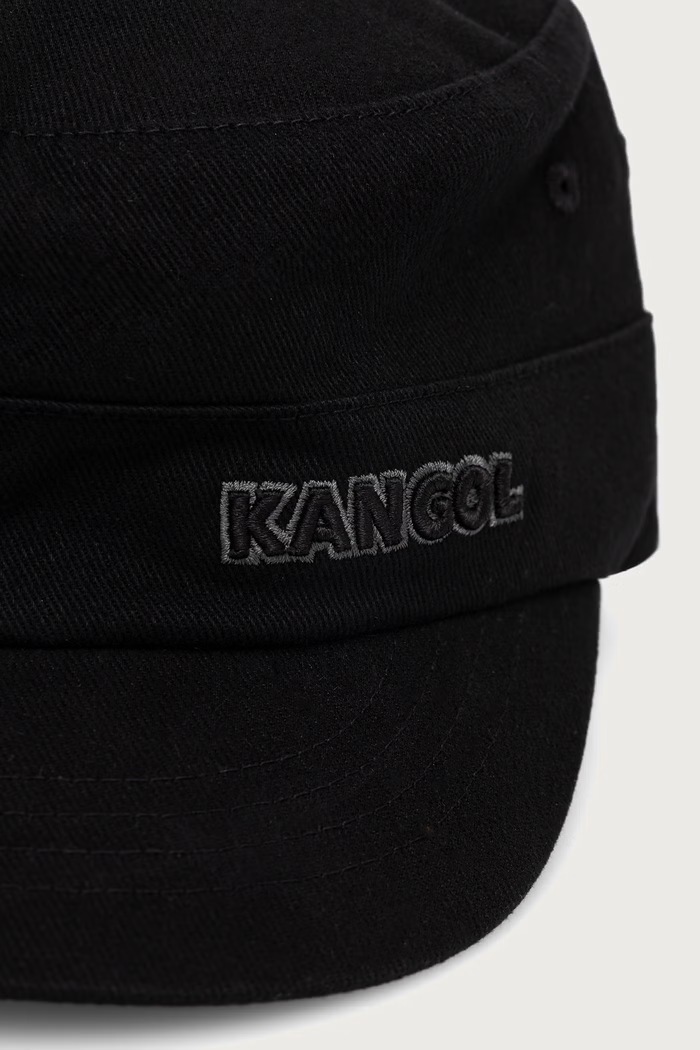 Kangol Čiapka so šiltom s bavlnou 9720BC čierna AA00