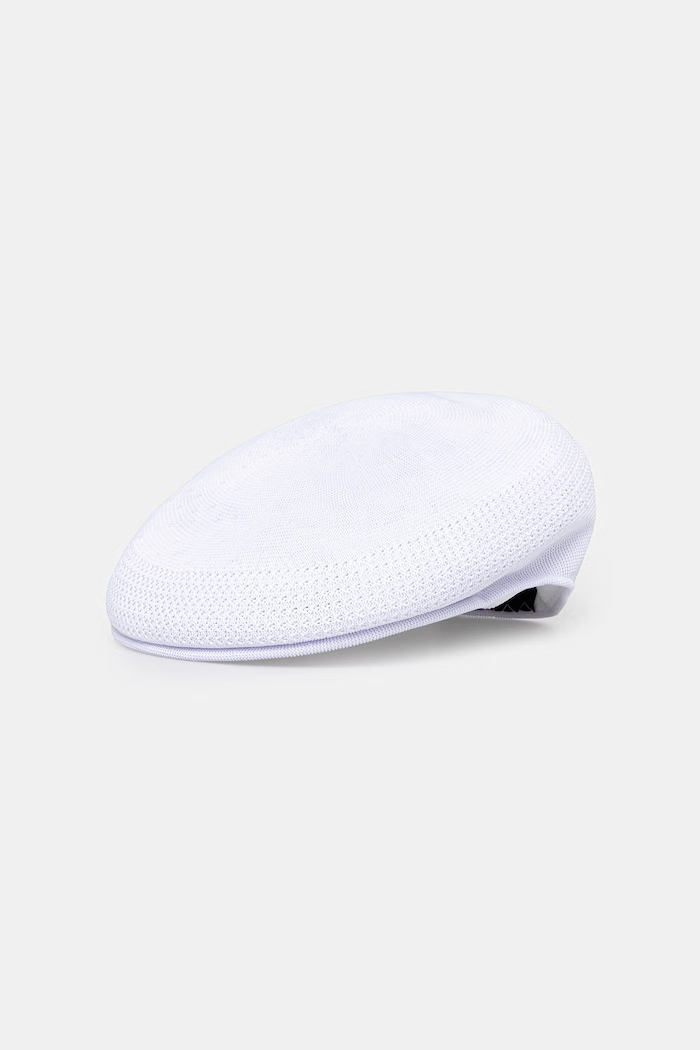 Kangol bakerboy hat Tropic Ventair BIO LIME plain white 0290BC