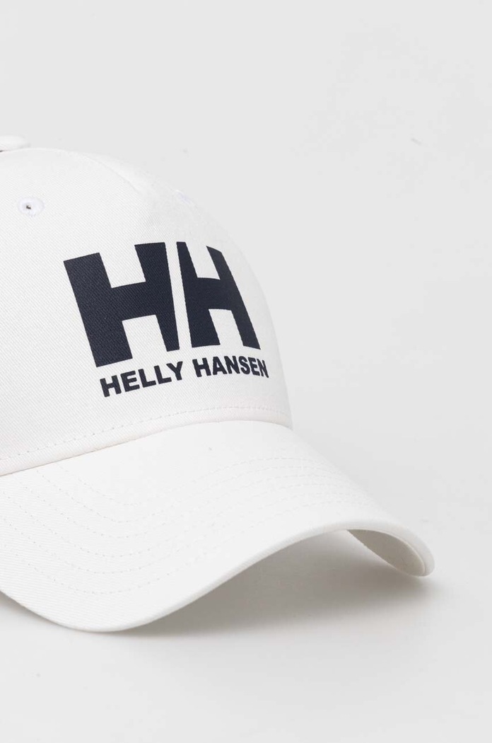Helly Hansen snapback βαμβακερό Czapka Helly Hansen HH Ball Cap 67434 λευκό SS26