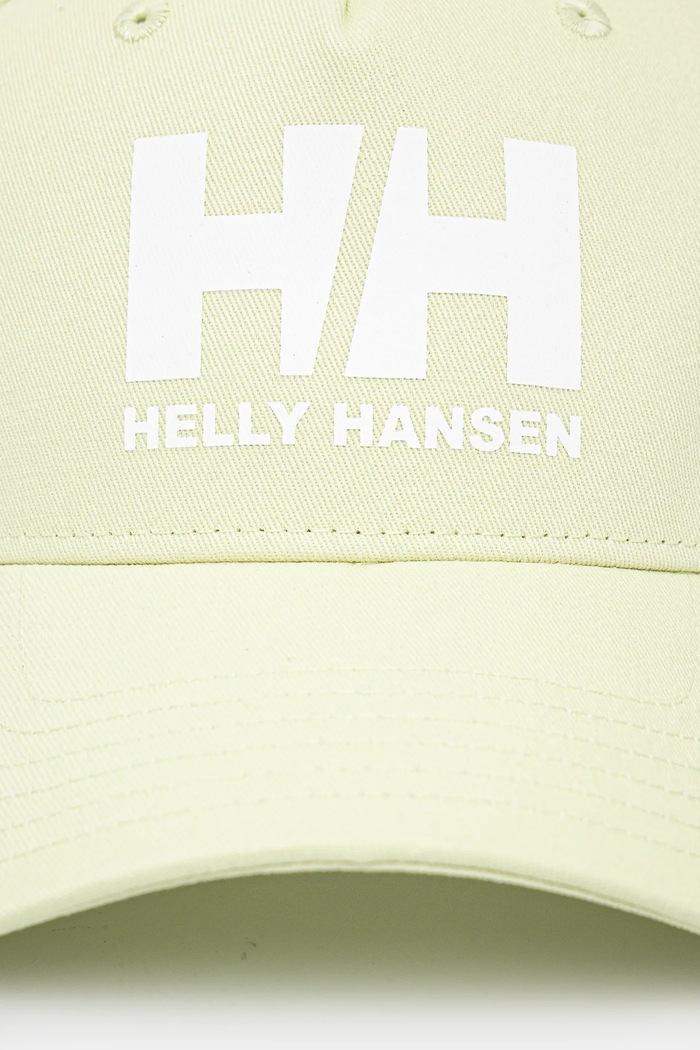 Helly Hansen czapka z daszkiem snapback bawełniana Czapka Helly Hansen HH Ball Cap 67434 zielony SS26