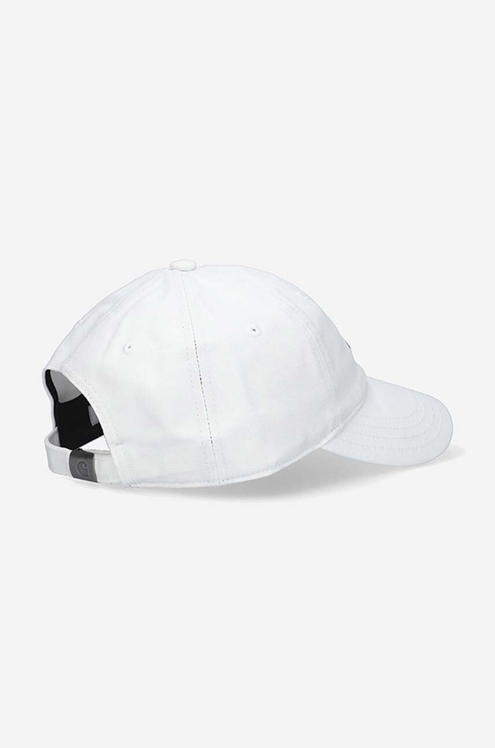 Carhartt WIP cotton baseball cap Script white I028876.WHITE.BLAC