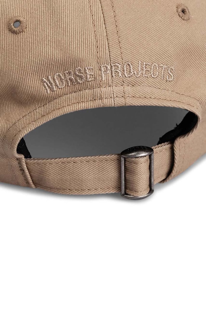 Norse Projects czapka bawełniana Twill Sports Cap beżowy N80.0001.0966