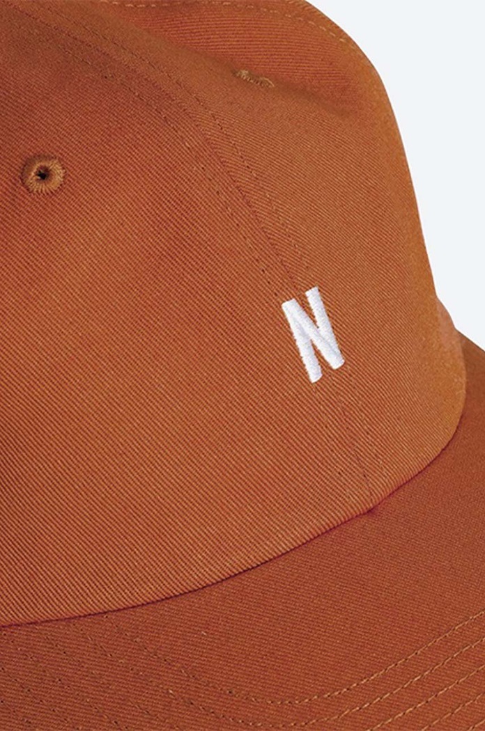 Accesorii Norse Projects șapcă de baseball din bumbac N80.0001.5064 maro