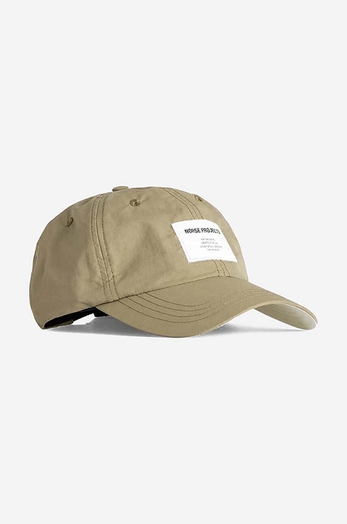 Norse Projects baseball cap applique brown N80.0097.0966