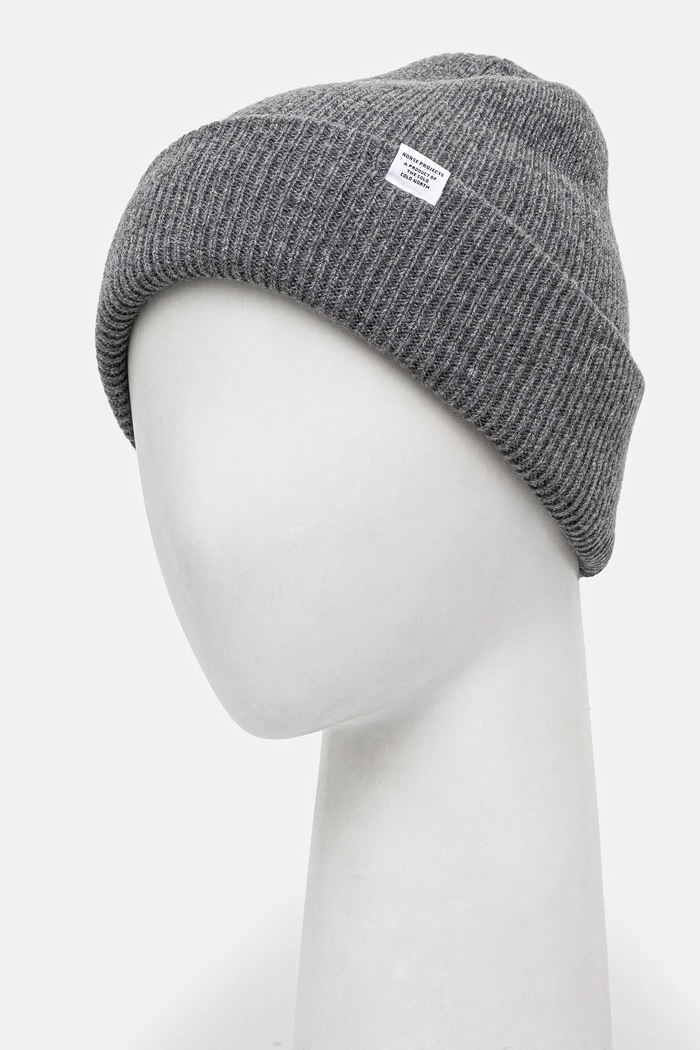 Accessories Norse Projects wool beanie Norse Project Norse Beanie N95-0569 1500 N95.0569.1500 gray