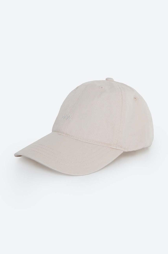 Wood Wood pamut baseball sapka Low profile twill cap sima bézs 12110804.7083