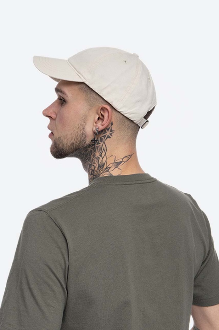 Wood Wood pamut baseball sapka Low profile twill cap 12110804.7083 bézs