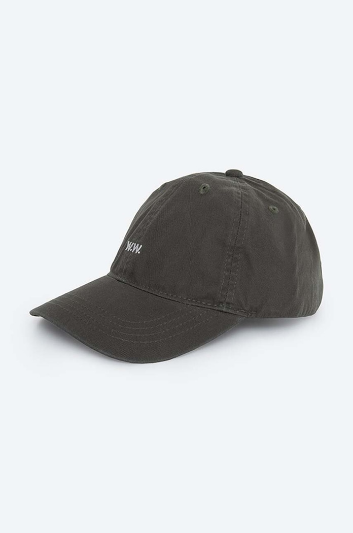 Wood Wood șapcă de baseball din bumbac Low profile twill cap bumbac verde 12110804.7083