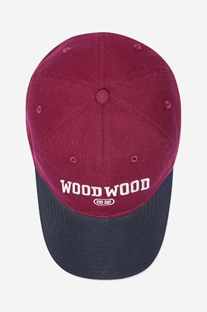 Doplňky Bavlněná baseballová čepice Wood Wood Brian 12130807.7083 červená