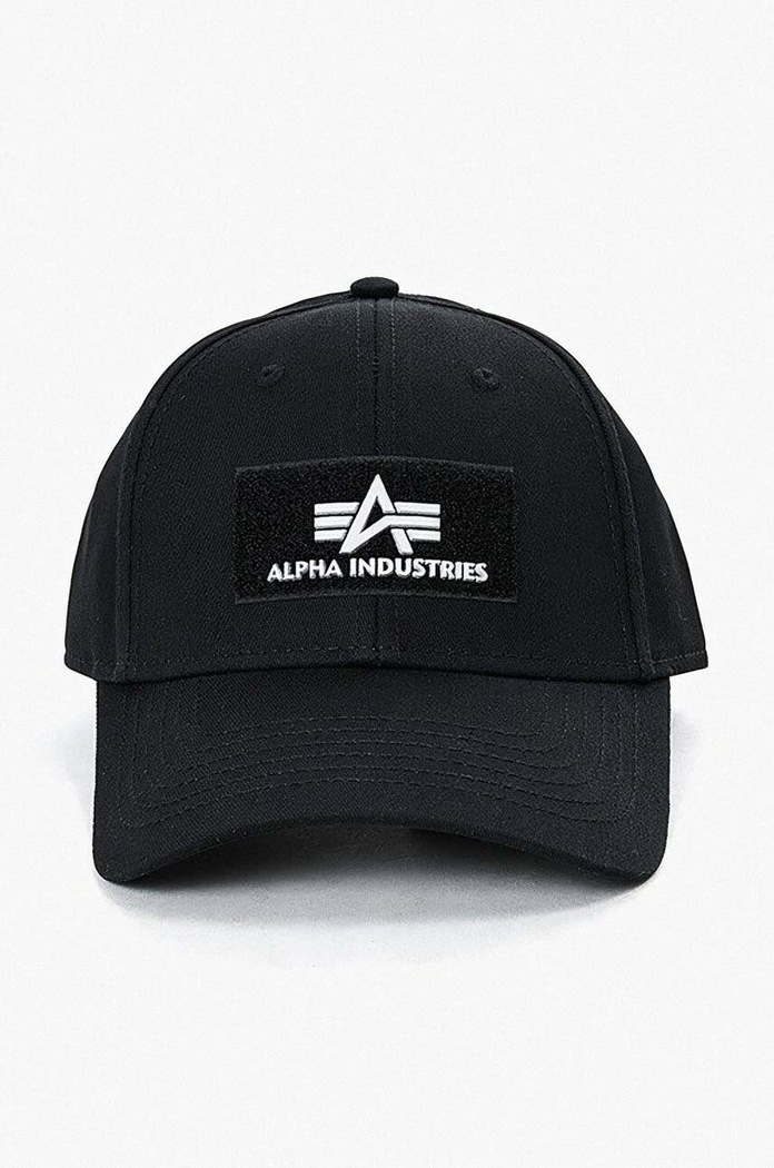 Хлопковая кепка Alpha Industries VLC Cap II 178905.03 чёрный AA00