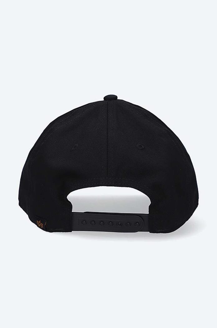 Pamučna kapa sa šiltom Alpha Industries 126912.94 crna AA00