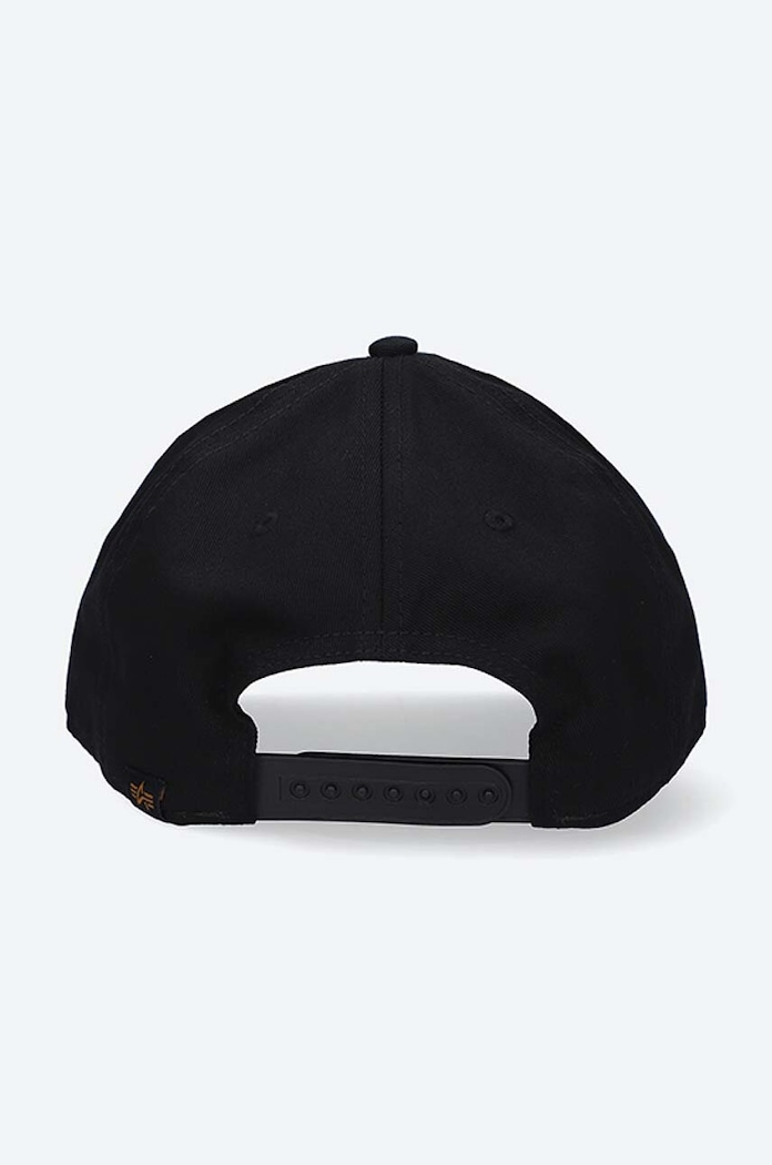 Pamučna kapa sa šiltom Alpha Industries 126912.94 crna AA00