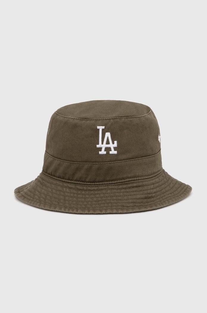 47 brand Kapelusz bawełniany MLB Los Angeles Dodgers zielony B.BKT12GWF.SWA