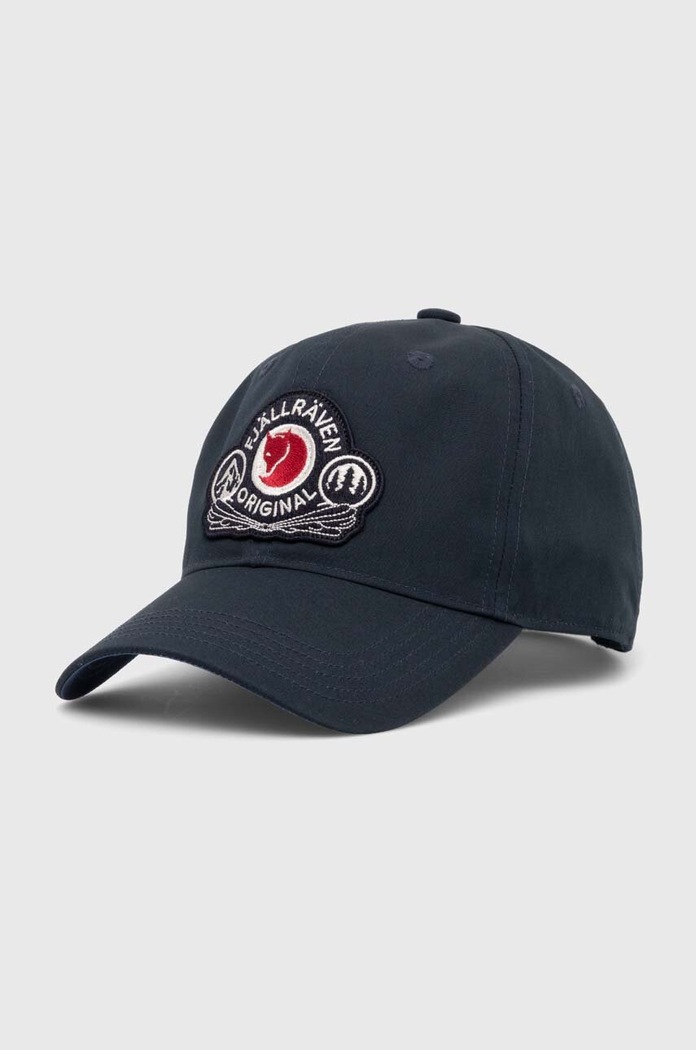 Fjallraven czapka z daszkiem Fjallraven Classic Badge Cap F86979 555 aplikacja granatowy F86979.555