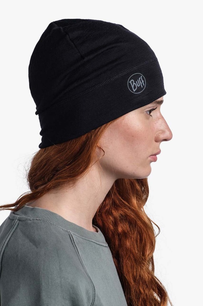 Buff Czapka Merino Lightweight 113013.999 czarny AA00