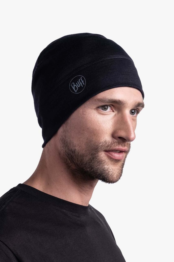 Akcesoria Buff Czapka Merino Lightweight 113013.999 czarny